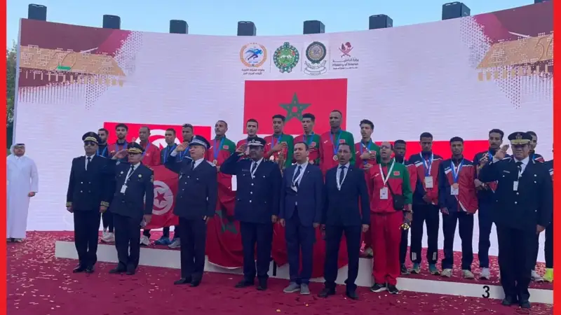 عداؤو الأمن الوطني يتوجون بلقب البطولة العربية للعدو الحر بالدوحة