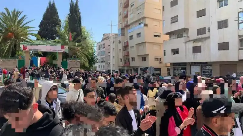 طلبة ENS بتطوان يحتجون… تعويضات عالقة ومعاناة اجتماعية تتفاقم وسط صمت المسؤولين