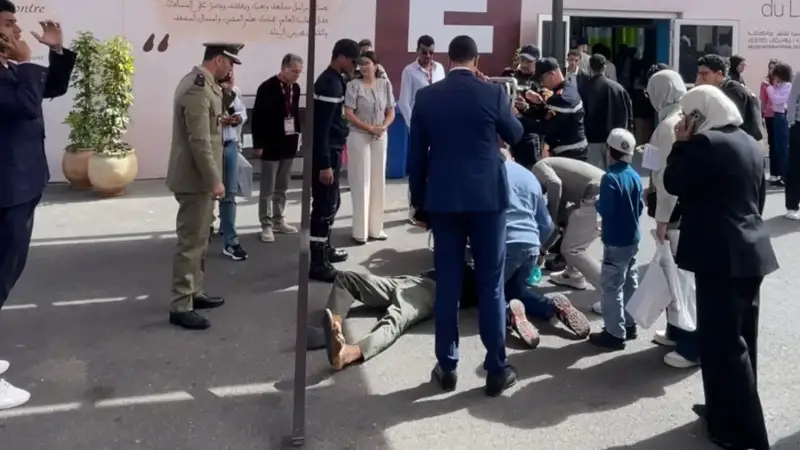 حادث خطير بمعرض الكتاب يُصيب زائراً ويكشف اختلالات في شروط السلامة