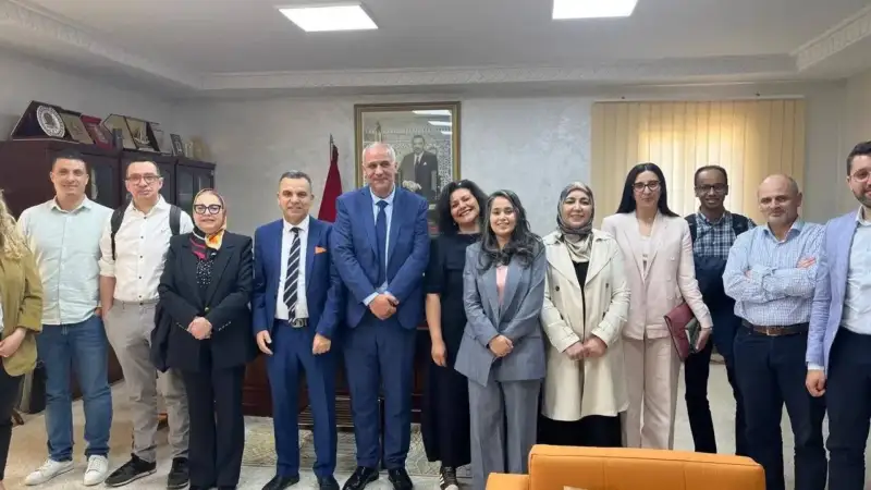 نائب رئيس جماعة تطوان يستقبل بمقر الجماعة عددا من المشاركين والمساهمين في مشروع NATUR INCMED
