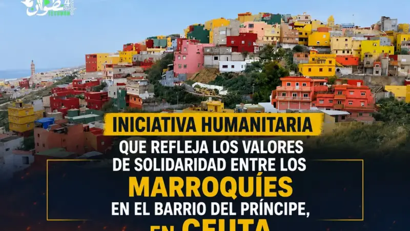 Iniciativa humanitaria que refleja los valores de solidaridad entre los marroquíes en el barrio del Príncipe, en Ceuta